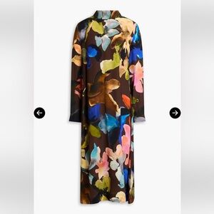 Stine Goya Floral Long Sleeve Maxi Dress